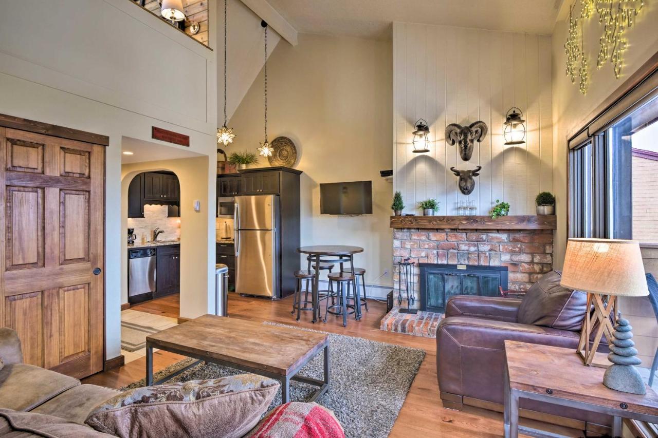 Cozy Breckenridge Condo At Base Of Peak 9! Bagian luar foto