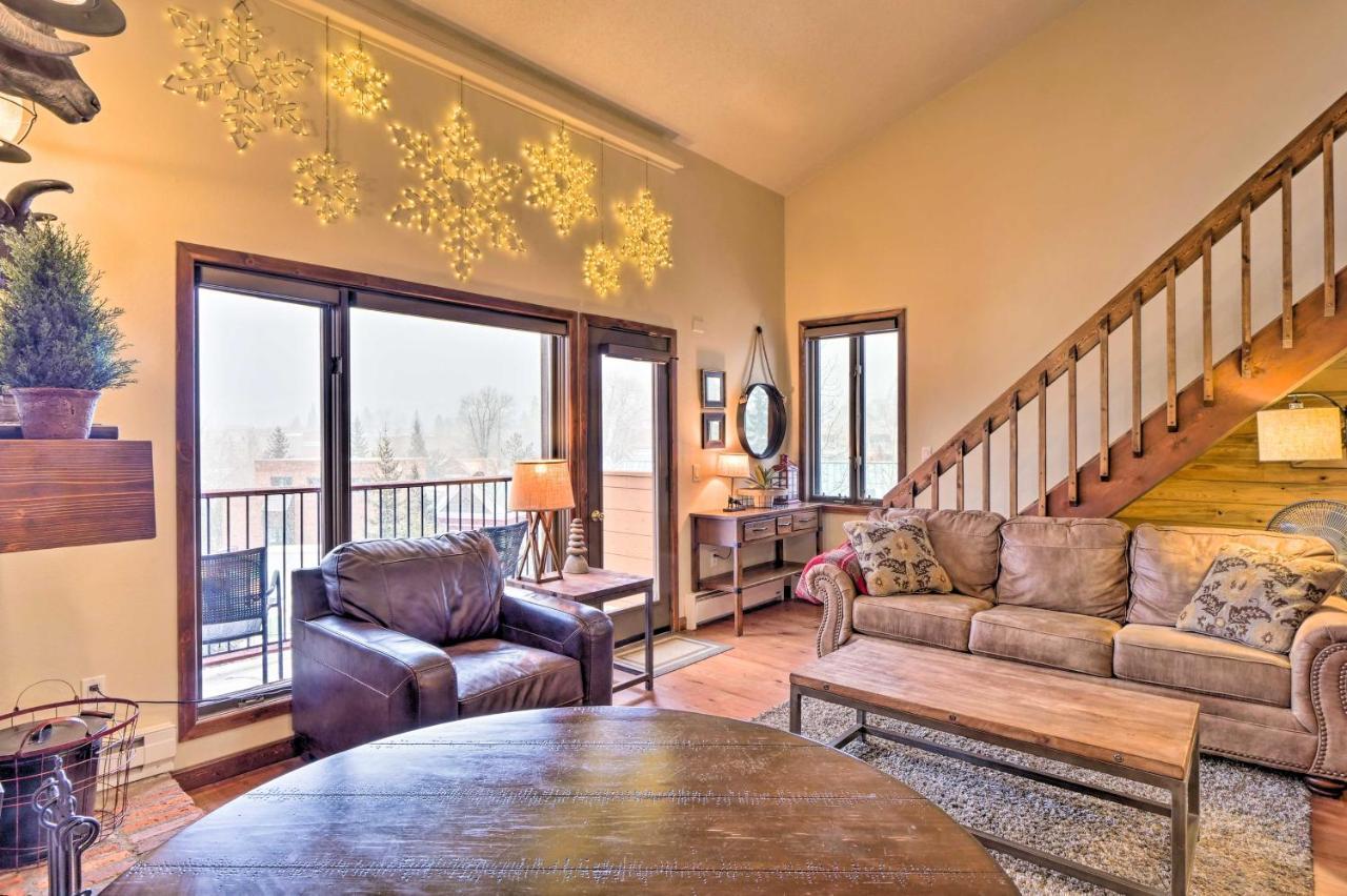 Cozy Breckenridge Condo At Base Of Peak 9! Bagian luar foto